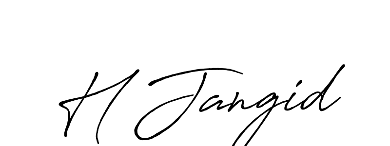 Best and Professional Signature Style for H Jangid. Antro_Vectra_Bolder Best Signature Style Collection. H Jangid signature style 7 images and pictures png