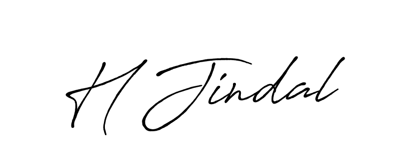 Make a beautiful signature design for name H Jindal. Use this online signature maker to create a handwritten signature for free. H Jindal signature style 7 images and pictures png