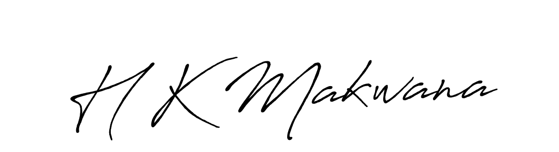 Similarly Antro_Vectra_Bolder is the best handwritten signature design. Signature creator online .You can use it as an online autograph creator for name H K Makwana. H K Makwana signature style 7 images and pictures png