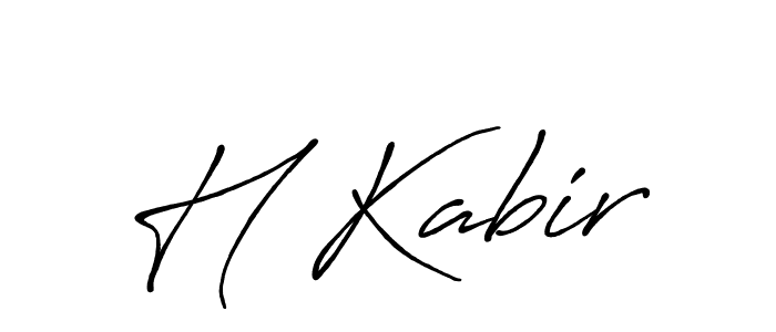 if you are searching for the best signature style for your name H Kabir. so please give up your signature search. here we have designed multiple signature styles  using Antro_Vectra_Bolder. H Kabir signature style 7 images and pictures png