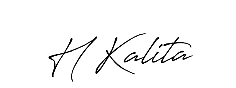 Best and Professional Signature Style for H Kalita. Antro_Vectra_Bolder Best Signature Style Collection. H Kalita signature style 7 images and pictures png