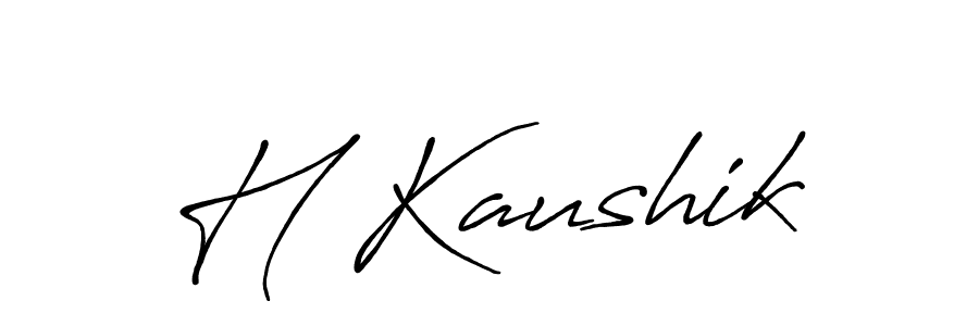 How to Draw H Kaushik signature style? Antro_Vectra_Bolder is a latest design signature styles for name H Kaushik. H Kaushik signature style 7 images and pictures png