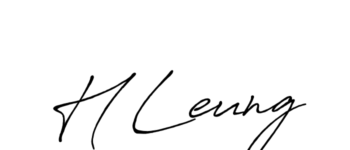 Also You can easily find your signature by using the search form. We will create H Leung name handwritten signature images for you free of cost using Antro_Vectra_Bolder sign style. H Leung signature style 7 images and pictures png
