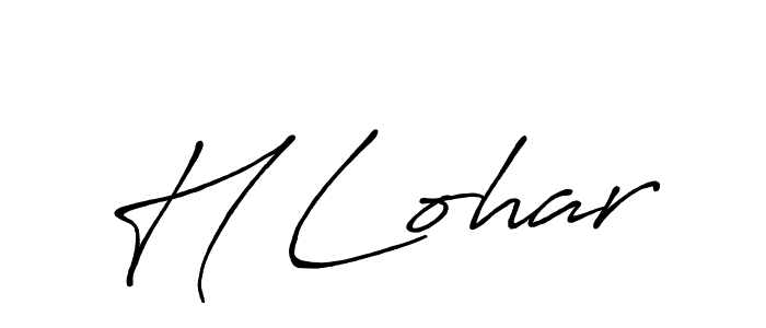 Once you've used our free online signature maker to create your best signature Antro_Vectra_Bolder style, it's time to enjoy all of the benefits that H Lohar name signing documents. H Lohar signature style 7 images and pictures png