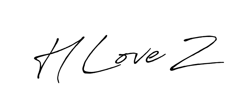 if you are searching for the best signature style for your name H Love Z. so please give up your signature search. here we have designed multiple signature styles  using Antro_Vectra_Bolder. H Love Z signature style 7 images and pictures png