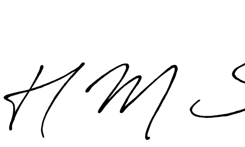 How to Draw H M S signature style? Antro_Vectra_Bolder is a latest design signature styles for name H M S. H M S signature style 7 images and pictures png