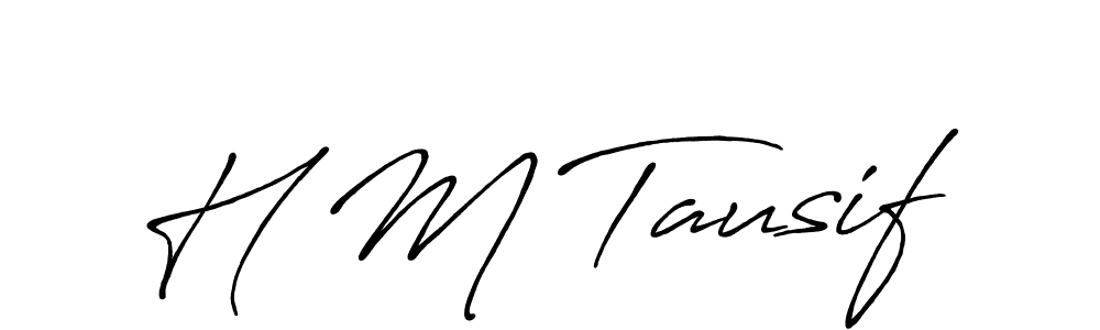 How to make H M Tausif signature? Antro_Vectra_Bolder is a professional autograph style. Create handwritten signature for H M Tausif name. H M Tausif signature style 7 images and pictures png