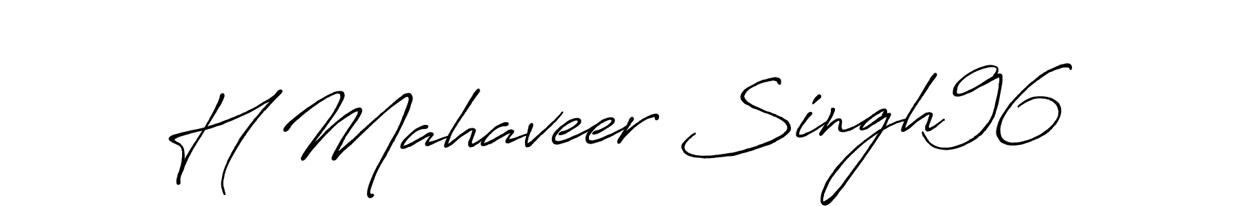 H Mahaveer Singh96 stylish signature style. Best Handwritten Sign (Antro_Vectra_Bolder) for my name. Handwritten Signature Collection Ideas for my name H Mahaveer Singh96. H Mahaveer Singh96 signature style 7 images and pictures png