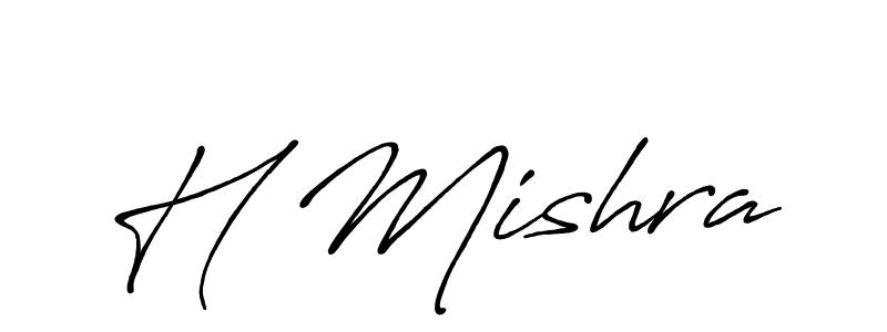 Antro_Vectra_Bolder is a professional signature style that is perfect for those who want to add a touch of class to their signature. It is also a great choice for those who want to make their signature more unique. Get H Mishra name to fancy signature for free. H Mishra signature style 7 images and pictures png