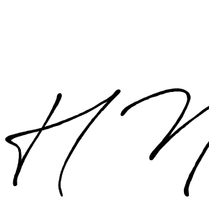 Antro_Vectra_Bolder is a professional signature style that is perfect for those who want to add a touch of class to their signature. It is also a great choice for those who want to make their signature more unique. Get H N name to fancy signature for free. H N signature style 7 images and pictures png