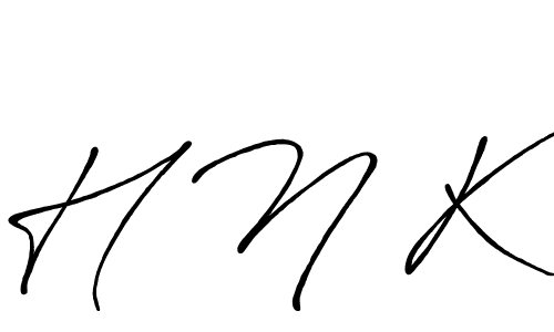 Make a beautiful signature design for name H N K. Use this online signature maker to create a handwritten signature for free. H N K signature style 7 images and pictures png