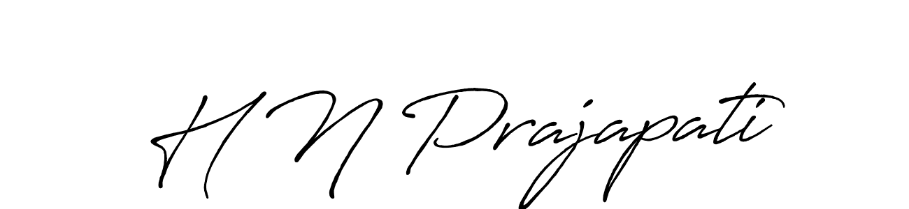 Also we have H N Prajapati name is the best signature style. Create professional handwritten signature collection using Antro_Vectra_Bolder autograph style. H N Prajapati signature style 7 images and pictures png