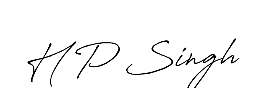 Design your own signature with our free online signature maker. With this signature software, you can create a handwritten (Antro_Vectra_Bolder) signature for name H P Singh. H P Singh signature style 7 images and pictures png