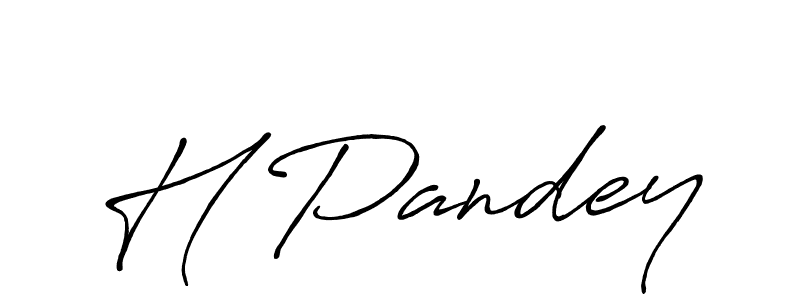 Also You can easily find your signature by using the search form. We will create H Pandey name handwritten signature images for you free of cost using Antro_Vectra_Bolder sign style. H Pandey signature style 7 images and pictures png