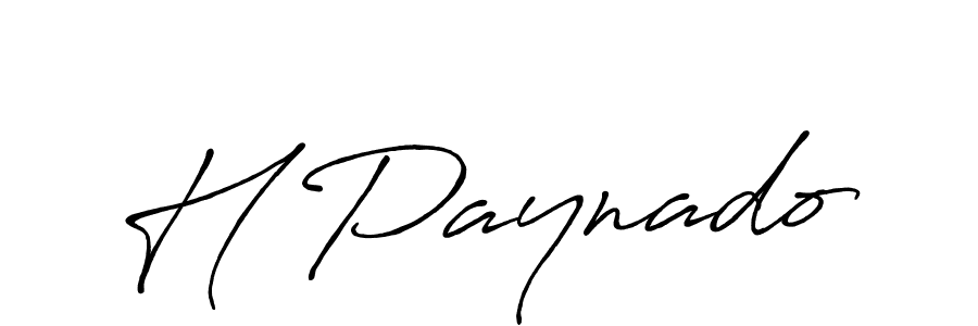 Also we have H Paynado name is the best signature style. Create professional handwritten signature collection using Antro_Vectra_Bolder autograph style. H Paynado signature style 7 images and pictures png