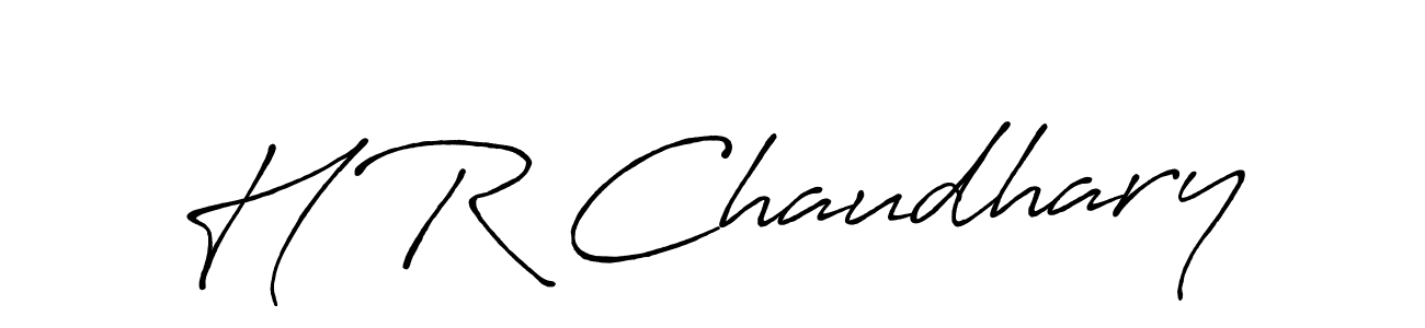 Antro_Vectra_Bolder is a professional signature style that is perfect for those who want to add a touch of class to their signature. It is also a great choice for those who want to make their signature more unique. Get H R Chaudhary name to fancy signature for free. H R Chaudhary signature style 7 images and pictures png