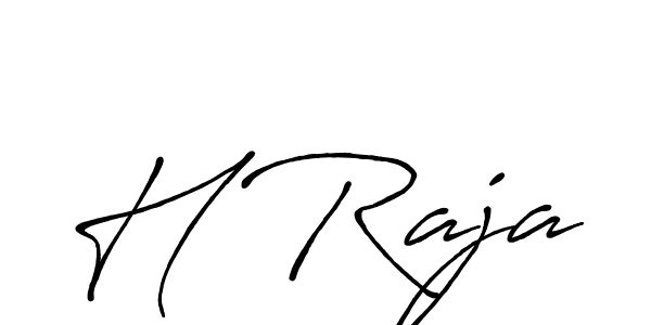It looks lik you need a new signature style for name H Raja. Design unique handwritten (Antro_Vectra_Bolder) signature with our free signature maker in just a few clicks. H Raja signature style 7 images and pictures png
