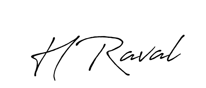 Similarly Antro_Vectra_Bolder is the best handwritten signature design. Signature creator online .You can use it as an online autograph creator for name H Raval. H Raval signature style 7 images and pictures png