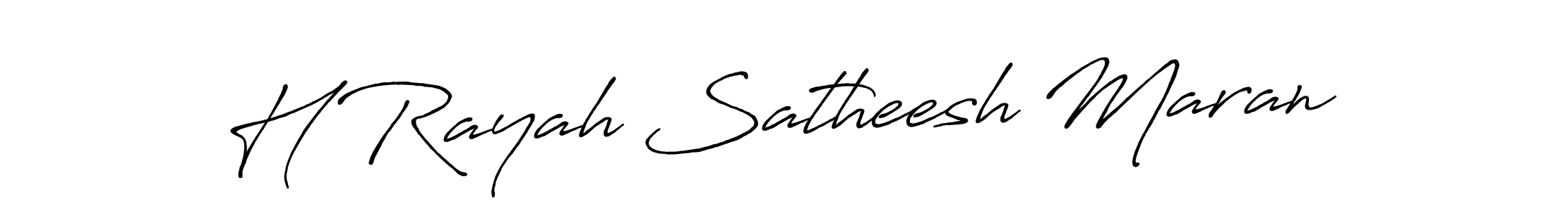 How to make H Rayah Satheesh Maran signature? Antro_Vectra_Bolder is a professional autograph style. Create handwritten signature for H Rayah Satheesh Maran name. H Rayah Satheesh Maran signature style 7 images and pictures png