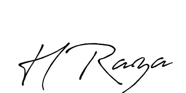 It looks lik you need a new signature style for name H Raza. Design unique handwritten (Antro_Vectra_Bolder) signature with our free signature maker in just a few clicks. H Raza signature style 7 images and pictures png