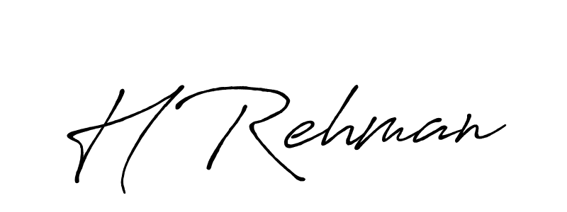 You should practise on your own different ways (Antro_Vectra_Bolder) to write your name (H Rehman) in signature. don't let someone else do it for you. H Rehman signature style 7 images and pictures png