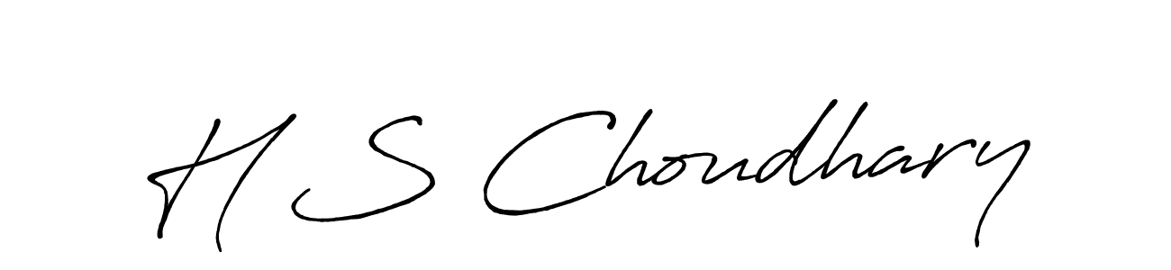 Make a beautiful signature design for name H S Choudhary. Use this online signature maker to create a handwritten signature for free. H S Choudhary signature style 7 images and pictures png