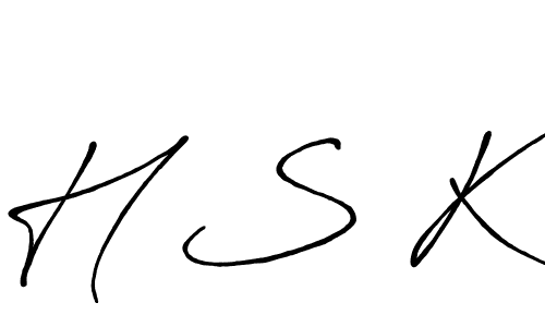 Similarly Antro_Vectra_Bolder is the best handwritten signature design. Signature creator online .You can use it as an online autograph creator for name H S K. H S K signature style 7 images and pictures png