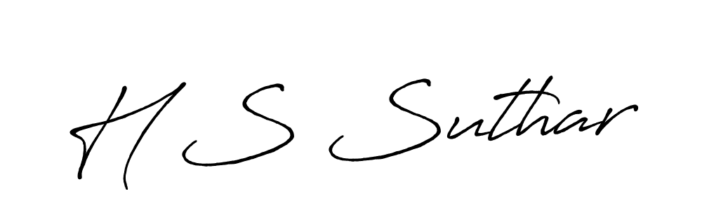 Antro_Vectra_Bolder is a professional signature style that is perfect for those who want to add a touch of class to their signature. It is also a great choice for those who want to make their signature more unique. Get H S Suthar name to fancy signature for free. H S Suthar signature style 7 images and pictures png