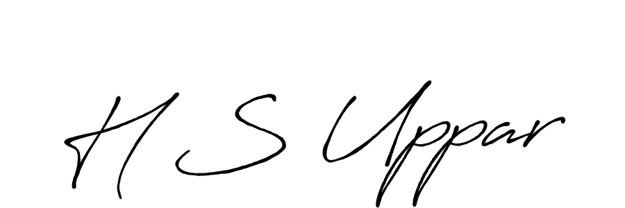 if you are searching for the best signature style for your name H S Uppar. so please give up your signature search. here we have designed multiple signature styles  using Antro_Vectra_Bolder. H S Uppar signature style 7 images and pictures png