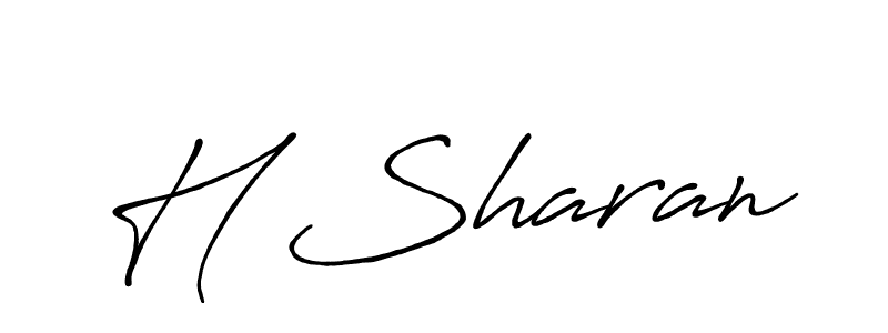 Make a beautiful signature design for name H Sharan. Use this online signature maker to create a handwritten signature for free. H Sharan signature style 7 images and pictures png