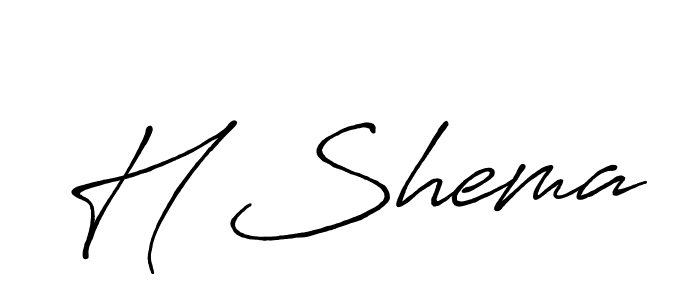 How to make H Shema signature? Antro_Vectra_Bolder is a professional autograph style. Create handwritten signature for H Shema name. H Shema signature style 7 images and pictures png