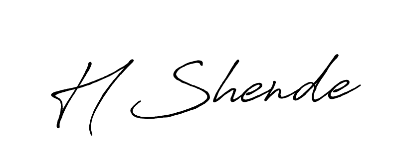 You can use this online signature creator to create a handwritten signature for the name H Shende. This is the best online autograph maker. H Shende signature style 7 images and pictures png