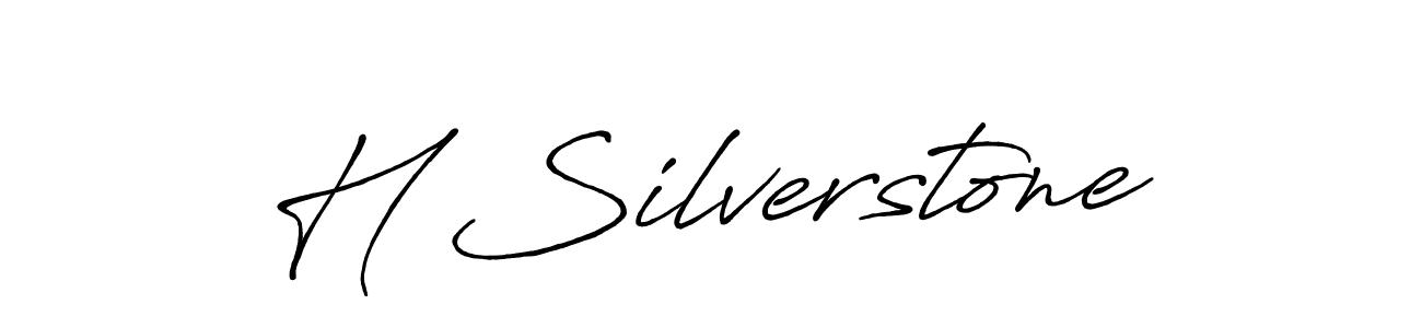 if you are searching for the best signature style for your name H Silverstone. so please give up your signature search. here we have designed multiple signature styles  using Antro_Vectra_Bolder. H Silverstone signature style 7 images and pictures png