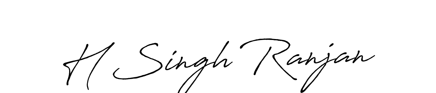 You can use this online signature creator to create a handwritten signature for the name H Singh Ranjan. This is the best online autograph maker. H Singh Ranjan signature style 7 images and pictures png