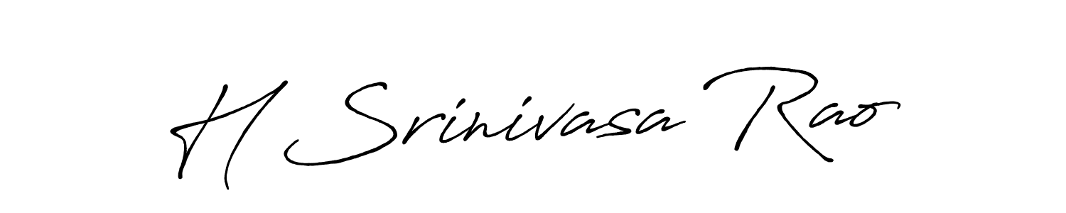 Make a beautiful signature design for name H Srinivasa Rao. Use this online signature maker to create a handwritten signature for free. H Srinivasa Rao signature style 7 images and pictures png