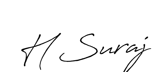 How to Draw H Suraj signature style? Antro_Vectra_Bolder is a latest design signature styles for name H Suraj. H Suraj signature style 7 images and pictures png