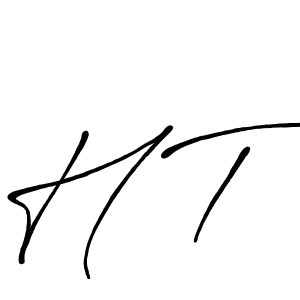 Also You can easily find your signature by using the search form. We will create H T name handwritten signature images for you free of cost using Antro_Vectra_Bolder sign style. H T signature style 7 images and pictures png