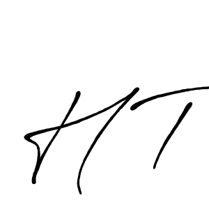 Also You can easily find your signature by using the search form. We will create H T name handwritten signature images for you free of cost using Antro_Vectra_Bolder sign style. H T signature style 7 images and pictures png