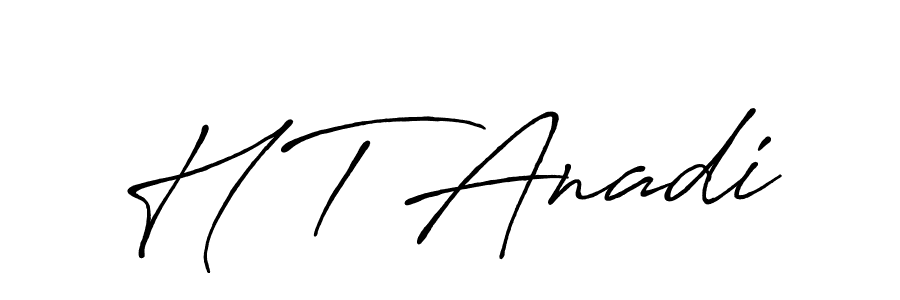 Make a beautiful signature design for name H T Anadi. Use this online signature maker to create a handwritten signature for free. H T Anadi signature style 7 images and pictures png
