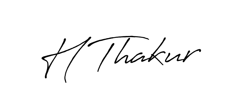 The best way (Antro_Vectra_Bolder) to make a short signature is to pick only two or three words in your name. The name H Thakur include a total of six letters. For converting this name. H Thakur signature style 7 images and pictures png