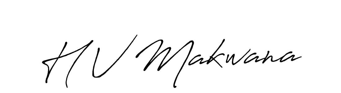 This is the best signature style for the H V Makwana name. Also you like these signature font (Antro_Vectra_Bolder). Mix name signature. H V Makwana signature style 7 images and pictures png