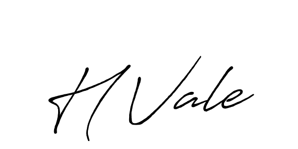 Also we have H Vale name is the best signature style. Create professional handwritten signature collection using Antro_Vectra_Bolder autograph style. H Vale signature style 7 images and pictures png