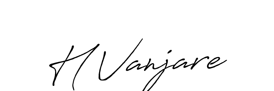 Once you've used our free online signature maker to create your best signature Antro_Vectra_Bolder style, it's time to enjoy all of the benefits that H Vanjare name signing documents. H Vanjare signature style 7 images and pictures png