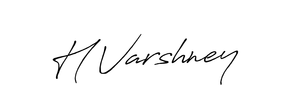 How to Draw H Varshney signature style? Antro_Vectra_Bolder is a latest design signature styles for name H Varshney. H Varshney signature style 7 images and pictures png