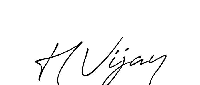 How to Draw H Vijay signature style? Antro_Vectra_Bolder is a latest design signature styles for name H Vijay. H Vijay signature style 7 images and pictures png