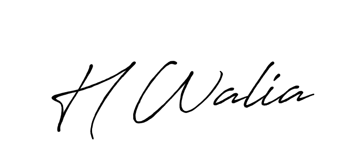 Best and Professional Signature Style for H Walia. Antro_Vectra_Bolder Best Signature Style Collection. H Walia signature style 7 images and pictures png