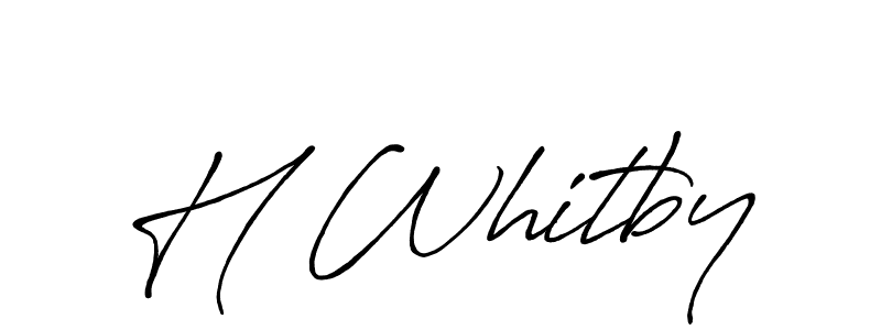 Antro_Vectra_Bolder is a professional signature style that is perfect for those who want to add a touch of class to their signature. It is also a great choice for those who want to make their signature more unique. Get H Whitby name to fancy signature for free. H Whitby signature style 7 images and pictures png