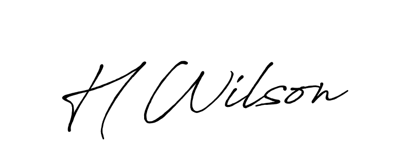 This is the best signature style for the H Wilson name. Also you like these signature font (Antro_Vectra_Bolder). Mix name signature. H Wilson signature style 7 images and pictures png