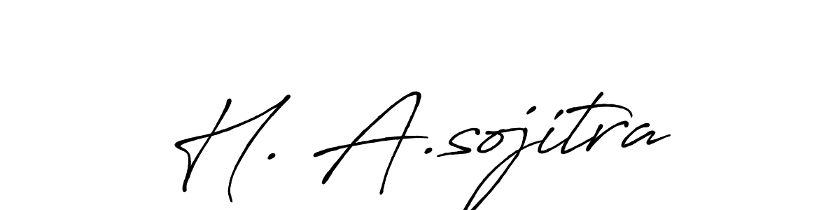 You should practise on your own different ways (Antro_Vectra_Bolder) to write your name (H. A.sojitra) in signature. don't let someone else do it for you. H. A.sojitra signature style 7 images and pictures png