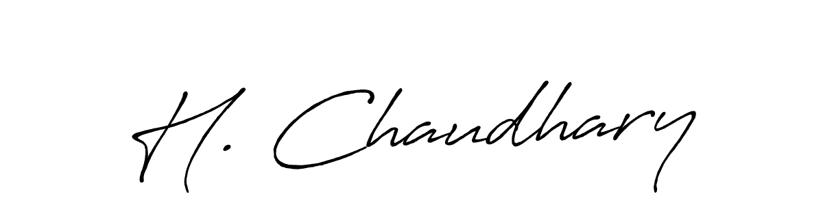 How to Draw H. Chaudhary signature style? Antro_Vectra_Bolder is a latest design signature styles for name H. Chaudhary. H. Chaudhary signature style 7 images and pictures png